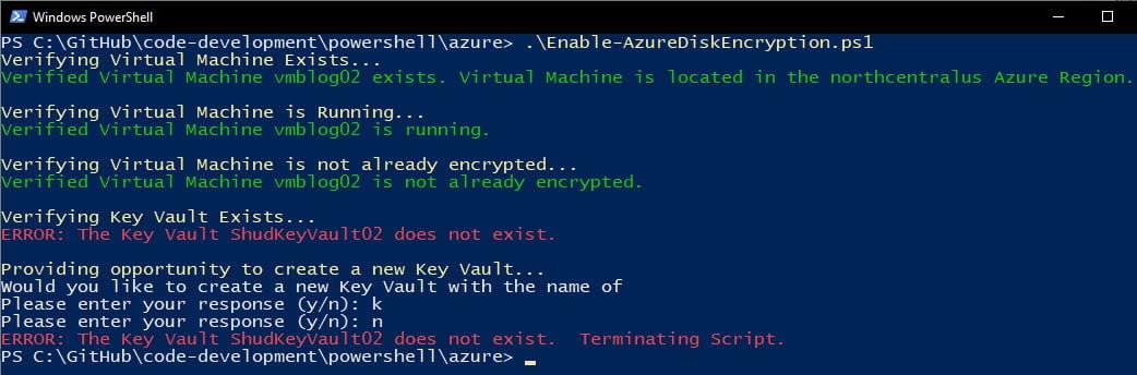 Automate Azure Disk Encryption for Windows Virtual Machines - Elan ...